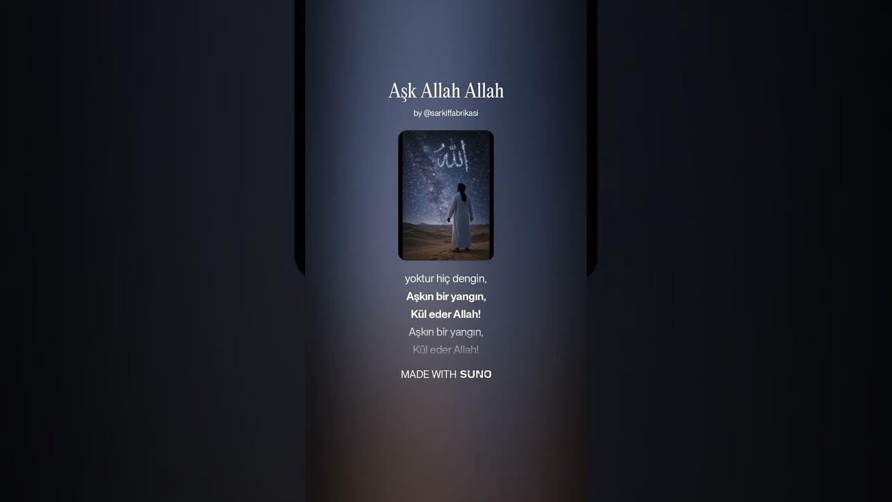 Aşk Erleri - Aşk Allah Allah (Şarkı Fabrikası) 