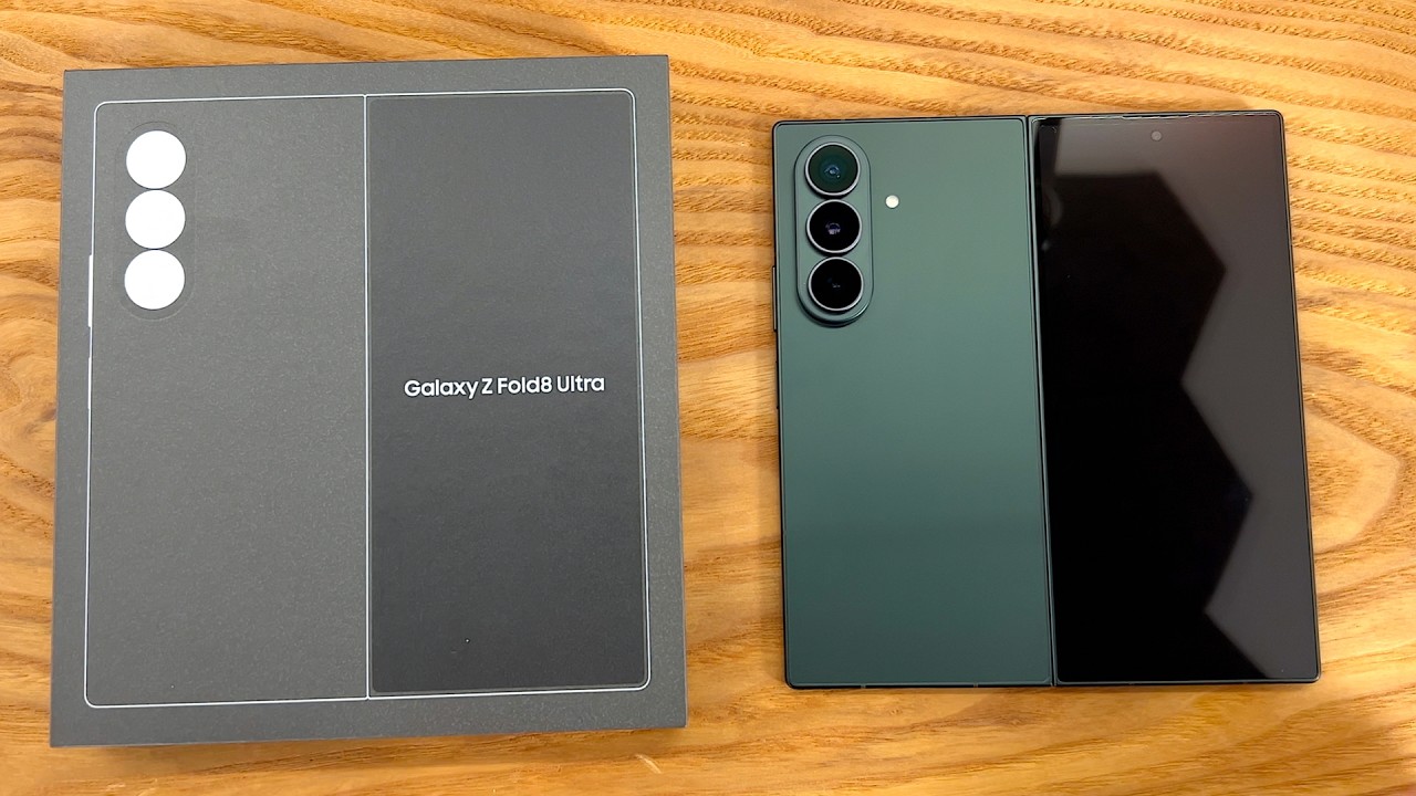 Распаковка и первые впечатления от Samsung Galaxy Z Fold 8 Ultra (Green Shadow)!