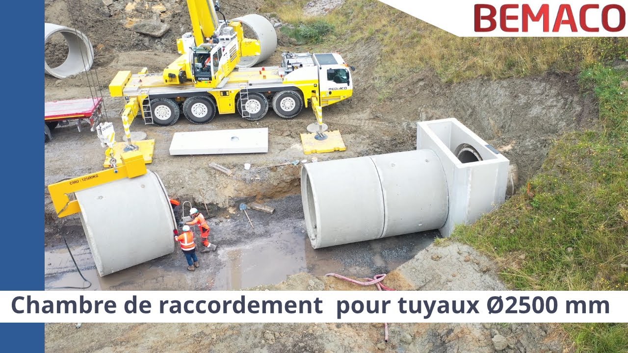 Chambre de raccordement pour tuyaux 2500 mm