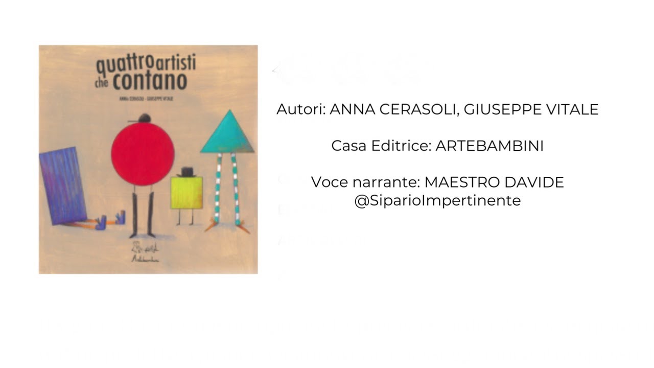 4 AMICI CHE CONTANO, di A. Cerasoli e G. Vitale, Artebambini 2018  @siparioimpertinente106