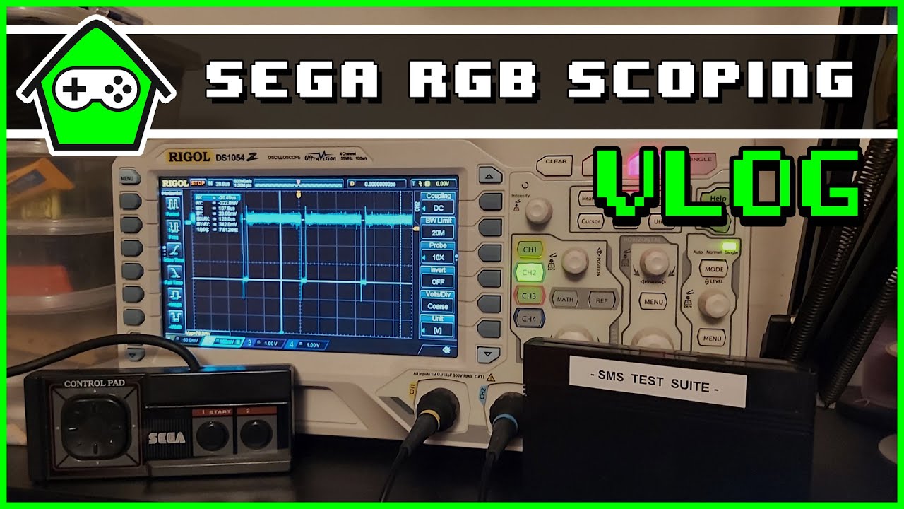 VLOG: SEGA RGB SIGNAL SCOPING - 8bit & 16bit Consoles