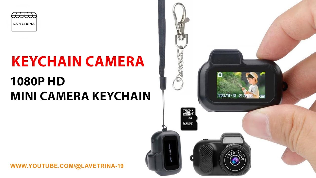 Keychain Camera: Mini Fotocamera Digitale da 2 MP 1080P