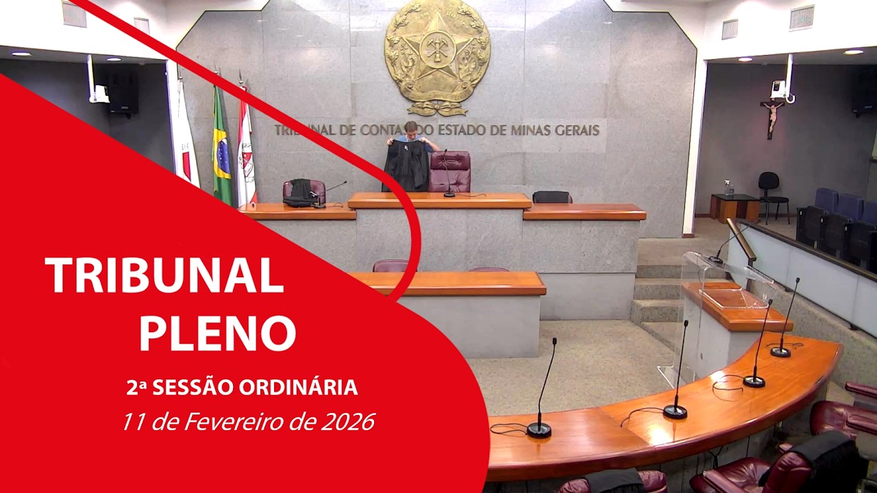 2ª SESSÃO ORDINÁRIA DO TRIBUNAL PLENO  - 11 DE FEVEREIRO DE 2026