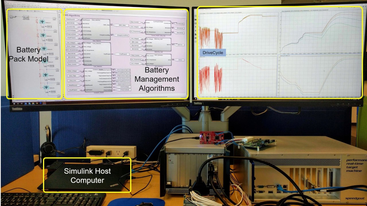 HIL Testing of BMS using Simulink Real-Time and Speedgoat target hardware