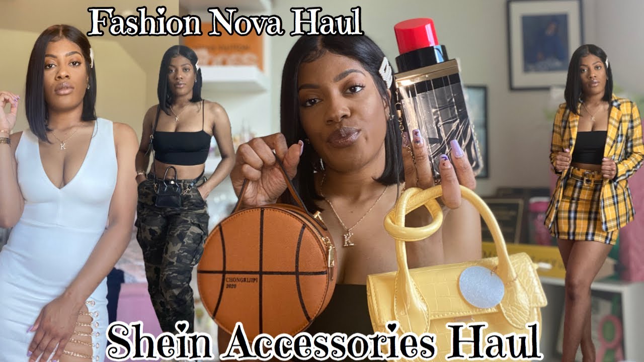 SHEIN  ACCESSORIES  SUMMER HAUL + FASHION NOVA TRY-ON HAUL