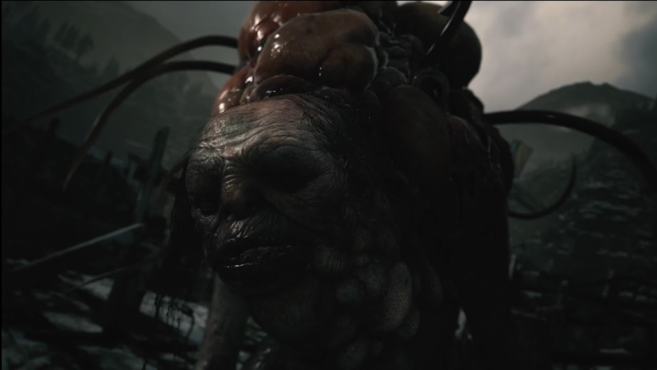 Resident Evil Village. Босс файт с мутировавшим Моро.