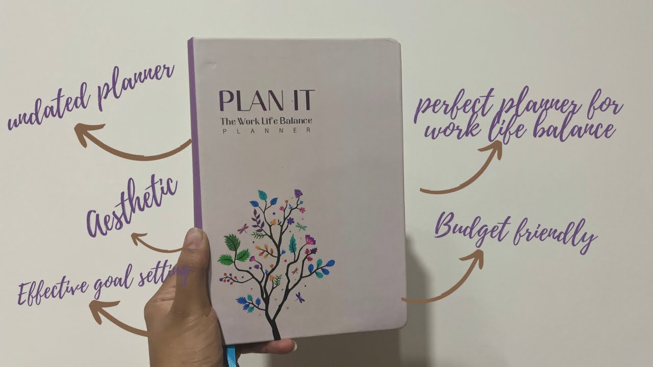 Doodle Collection-Undated Planner🪻Perfect planner for work-life Balance💜
