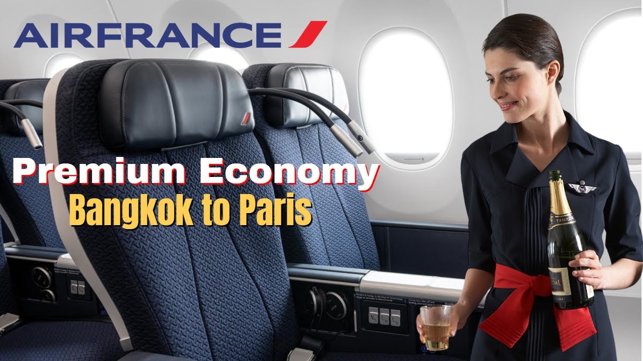 Air France Premium Economy Boeing 777-300 BKK - CDG