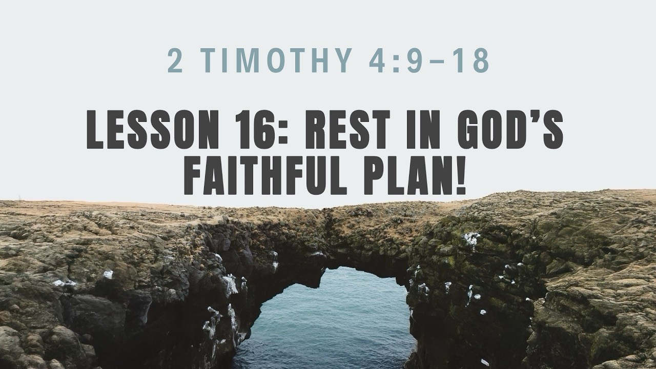 Rest in God's Faithful Plan!