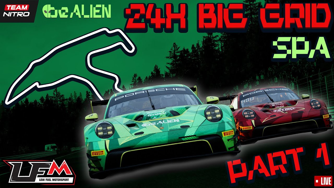 BIG GRID Verhältnisse beim 24h Rennen | LFMx505 24h Spa | Part 1