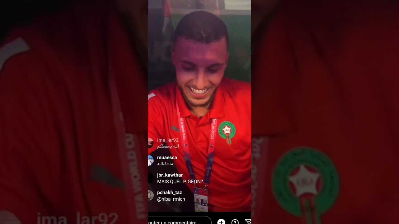 لايف ممتع للاعبي المنتخب المغرب داخل الحافلة 🇲🇦