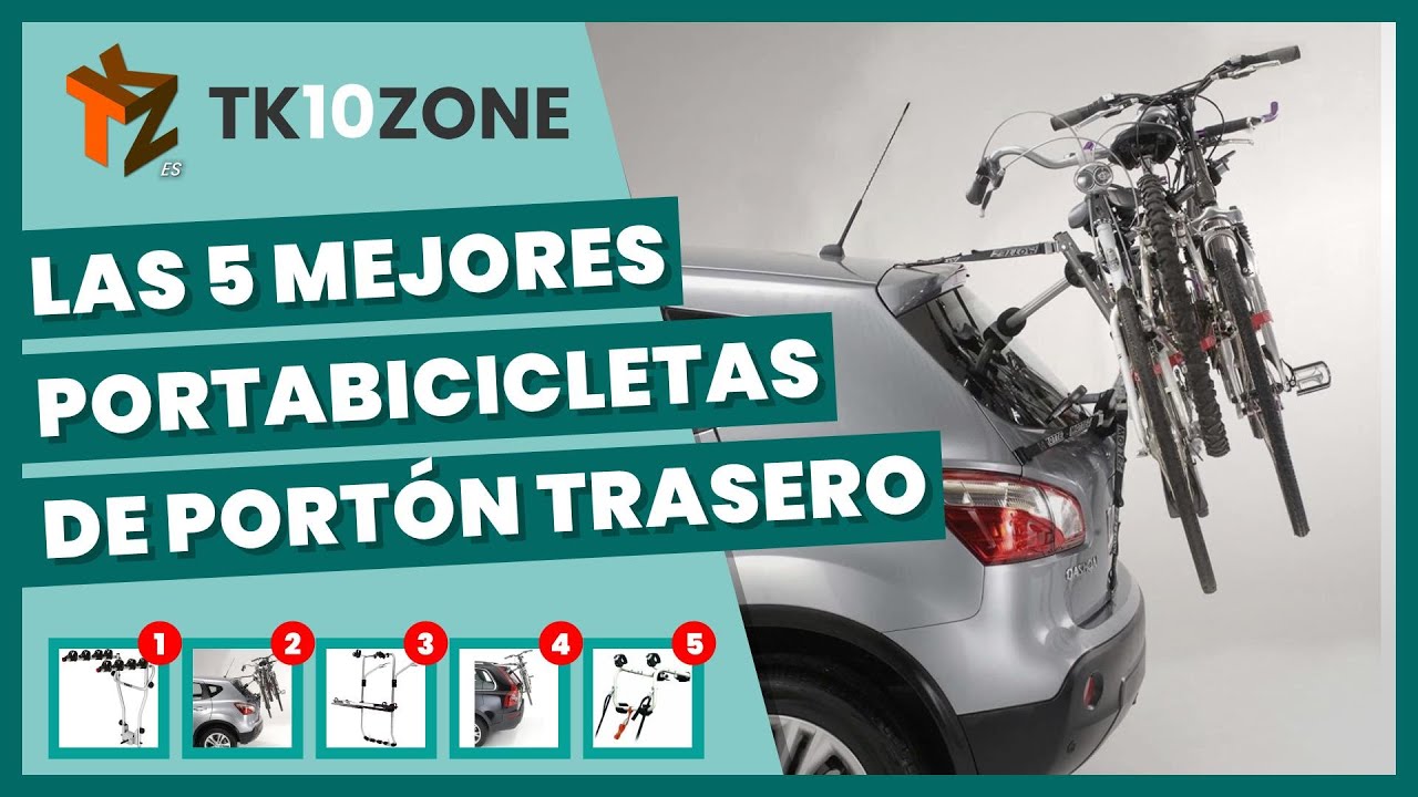 las 5 mejores portabicicletas de port&oacute;n trasero