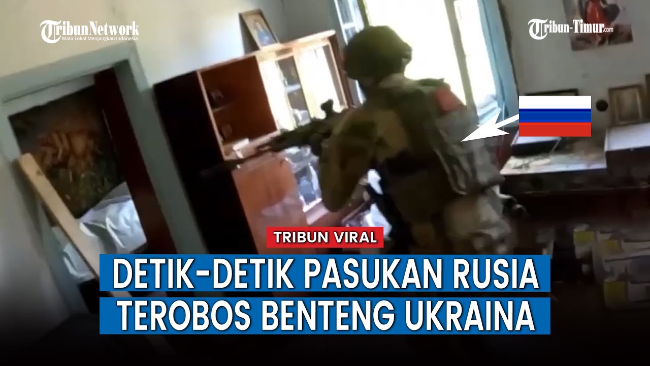 [FULL] Gedung Tempat Perlindungan Tentara Ukraina Diserbu Kelompok Militer Rusia, VIRAL!!