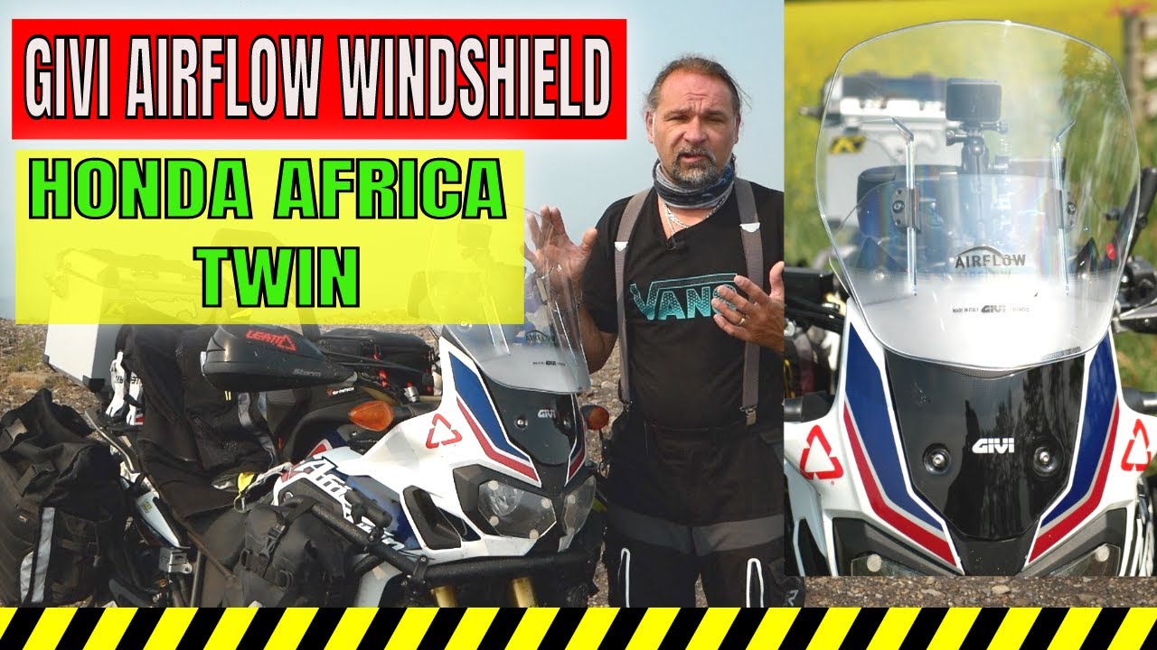 GIVI AIRFLOW WINDSCREEN AFRICA TWIN REVIEW
