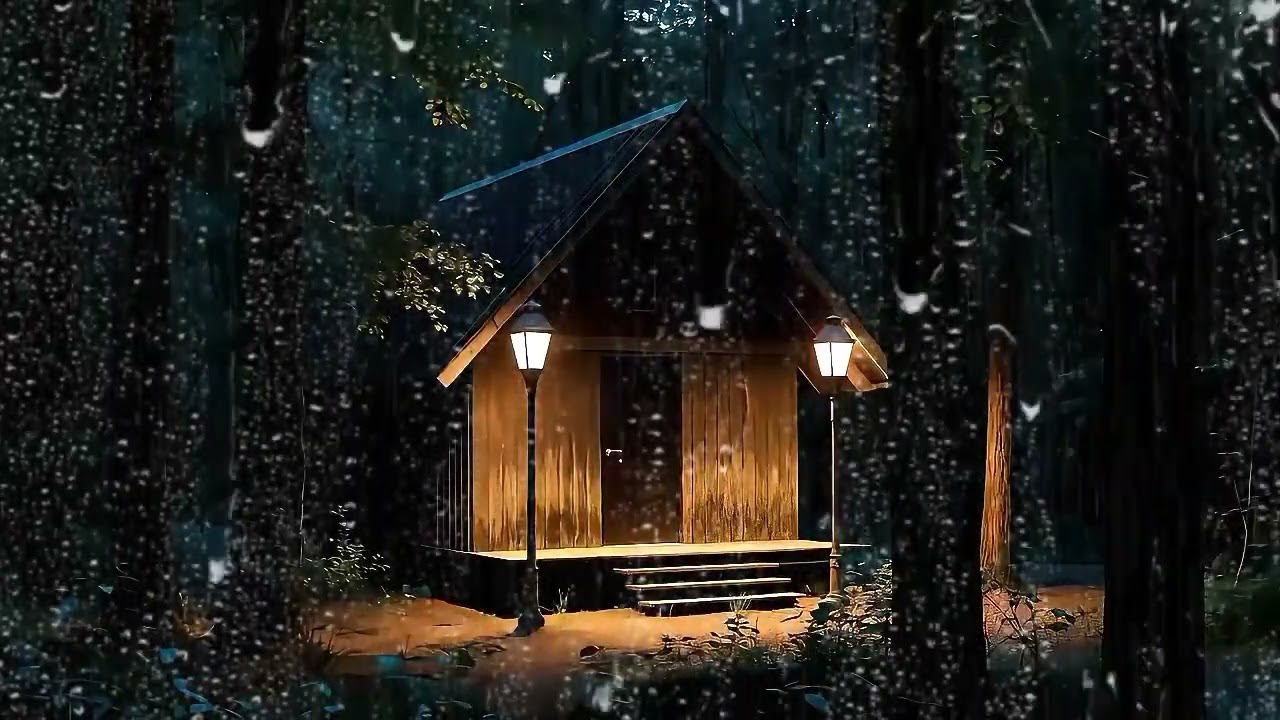 Rain Sounds For Sleeping 99% | Deep Sleep with Cozy Heavy Rain at Night