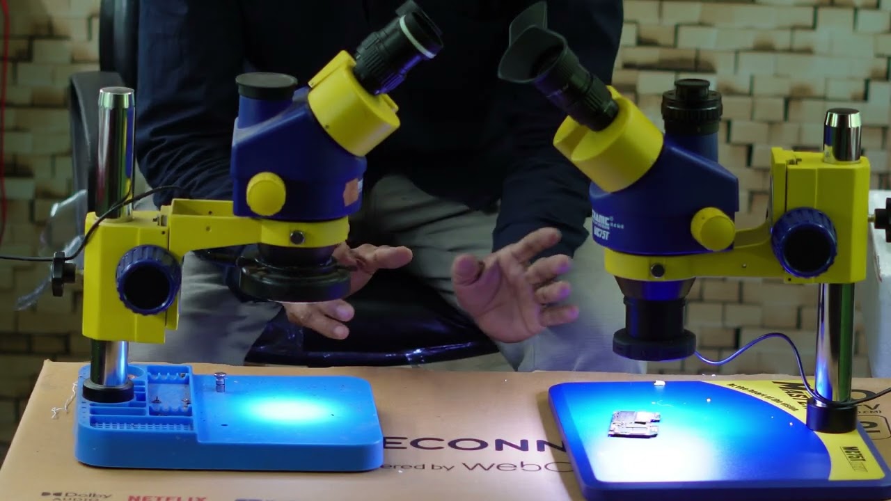 mechanic mc75t new microscope review !! Mc75tb11