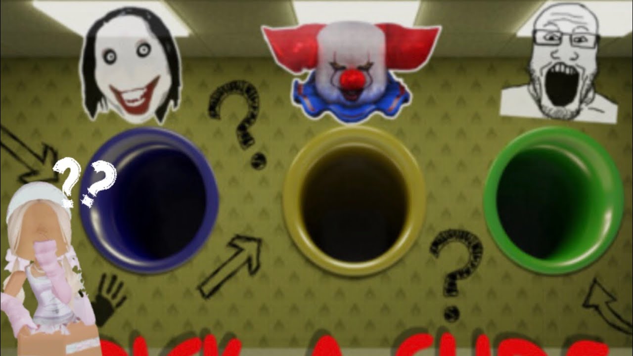 Laying pick a slide game so scary 😧 