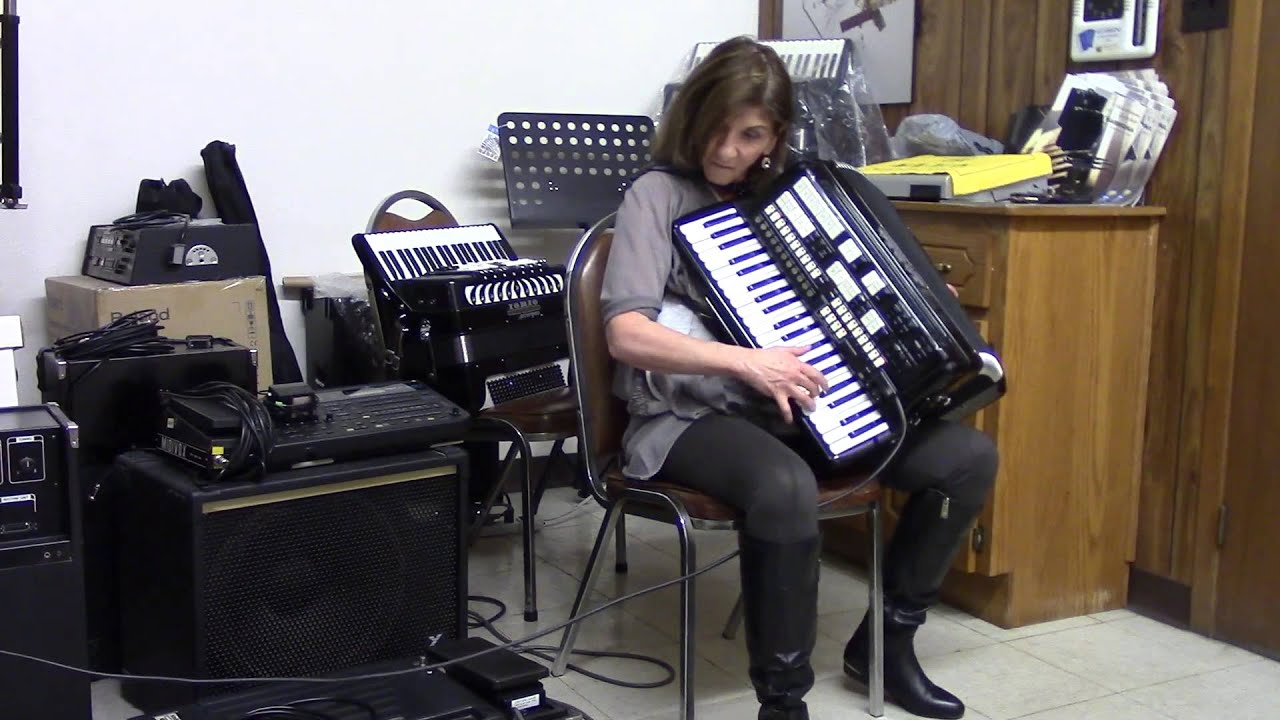 Katyusha (Катюша ) on an electronic accordion