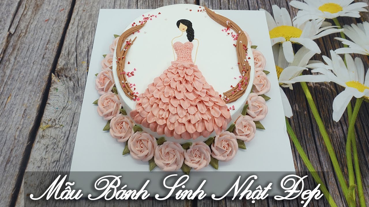 Mẫu Bánh Sinh Nhật Được Yêu Thích Nhất  - Mẫu bánh vẽ Trang Trí với Hoa   | Myaca Bakery