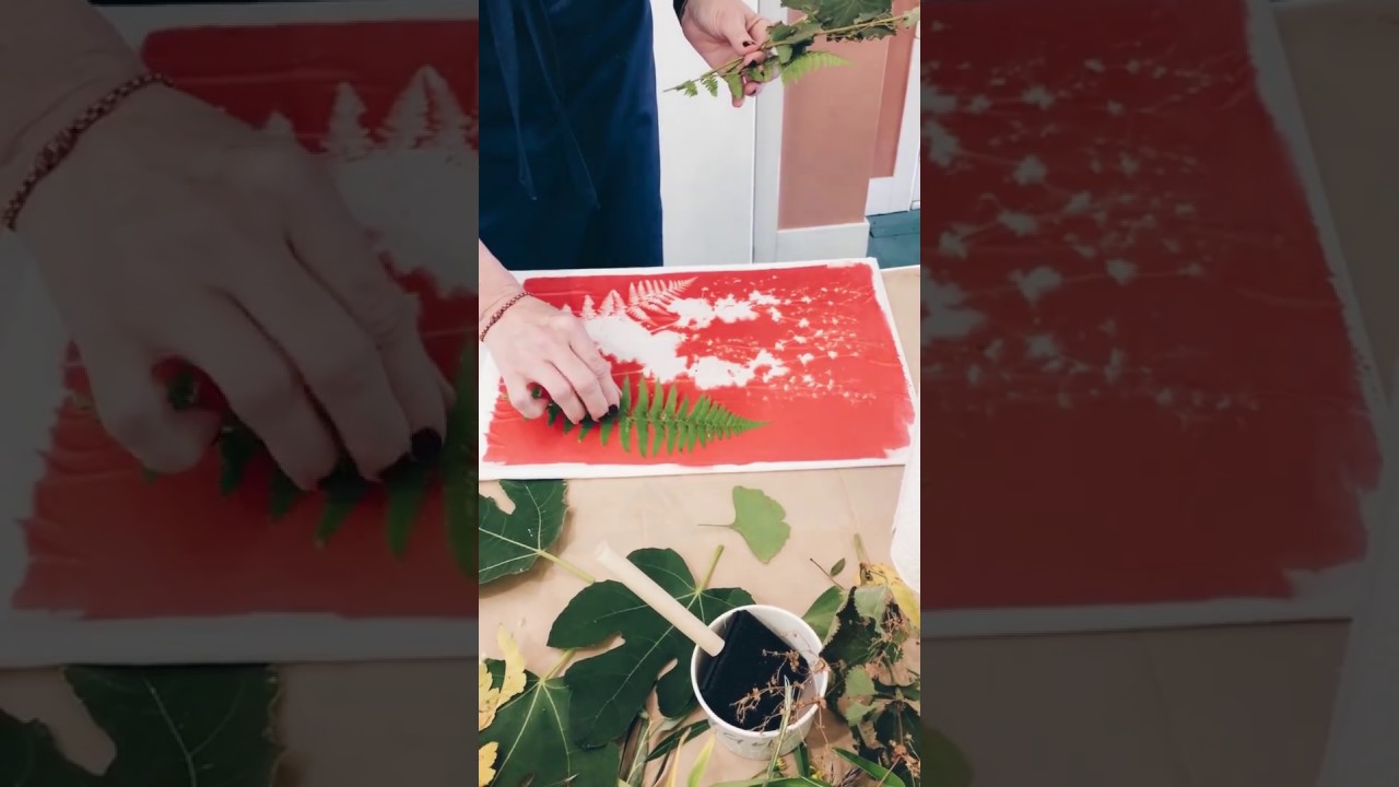 The moment the print appears ☀️🌿 #satisfying #craft