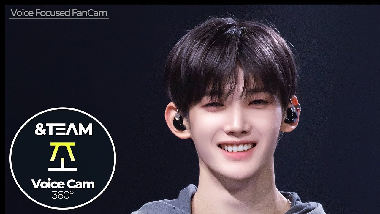 [보이스캠] 조 (&TEAM)｜Voice Focused FanCam｜JO of &TEAM 🎵Back to Life｜VoiceCam360˚