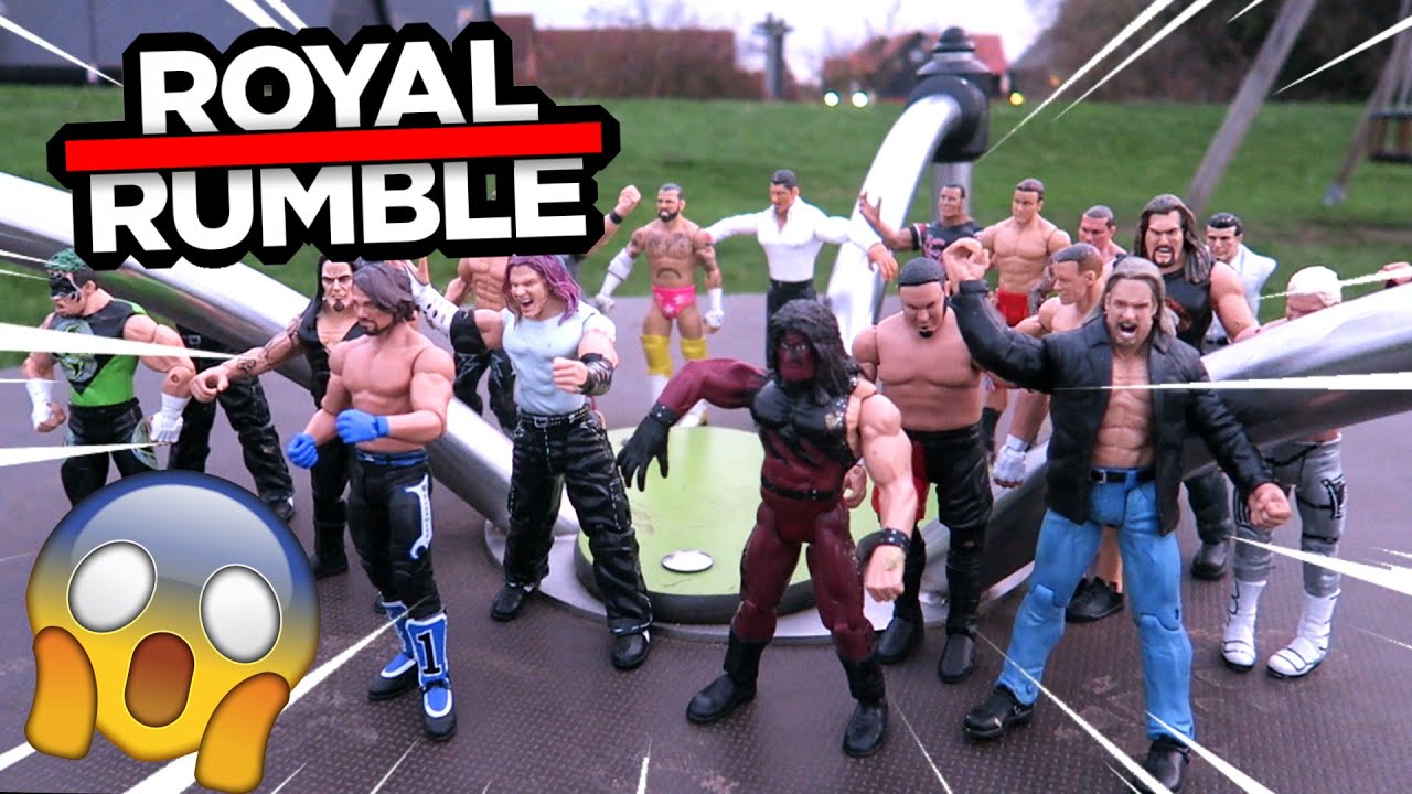 WWE Action Figure Playground Roundabout ROYAL RUMBLE!!