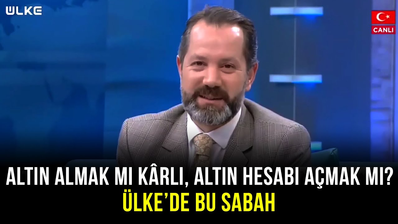 #Altın ile Nasıl Kâr Elde Edebiliriz? İslam Memiş @ÜLKE TV Canlı Yayınında Anlattı