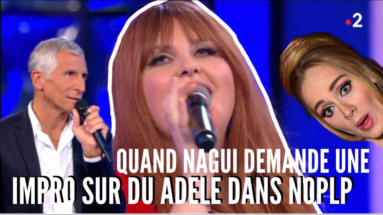 Quand Nagui m&rsquo;a fait chanter du Ad&egrave;le en impro &agrave; la t&eacute;l&eacute;!! 🤩 #noplp#rollinginthedeep