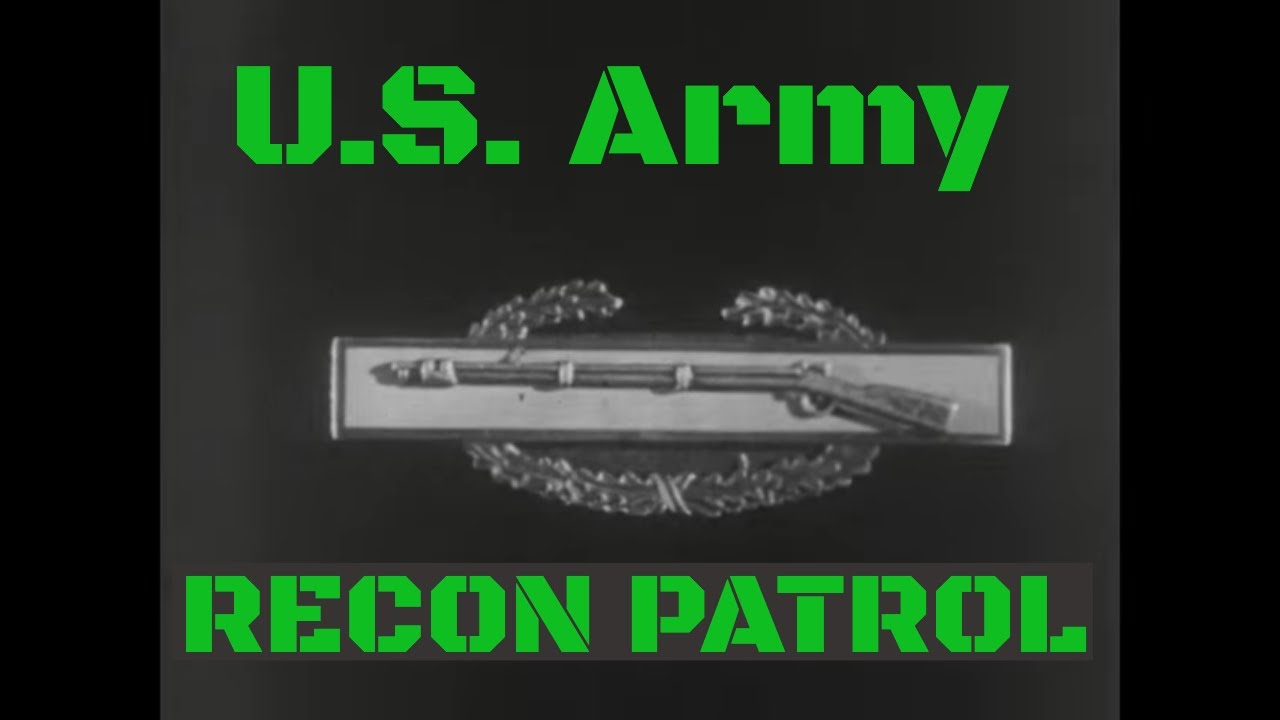U.S. ARMY COMBAT INFANTRY RECONNAISSANCE PATROL 1951 TRAINING FILM  26914