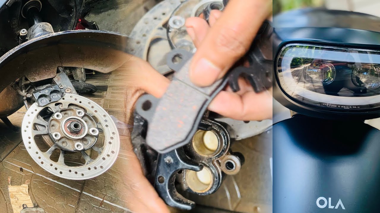 Ola Brake Pad Changing @ Home Very Easy || Step by Step || Ola Electric Scooter Brake Pad Change 😱
