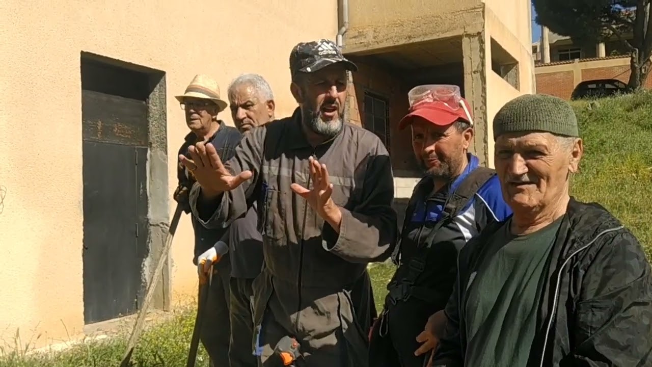 Volontariat village natal de Chikh arezki Hadj said Achallam nat ghovri الشيخ أرزقي حاج سعيد