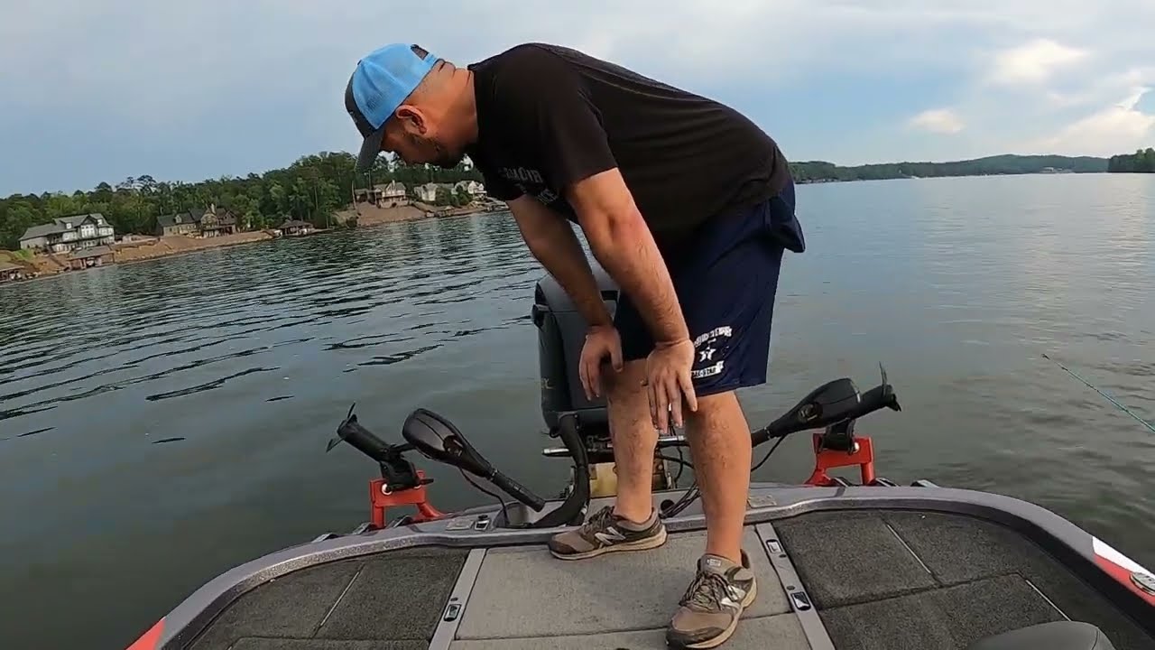 Cost effective Boat Brake install and first look at the garmin lvs34 for catching slab crappie