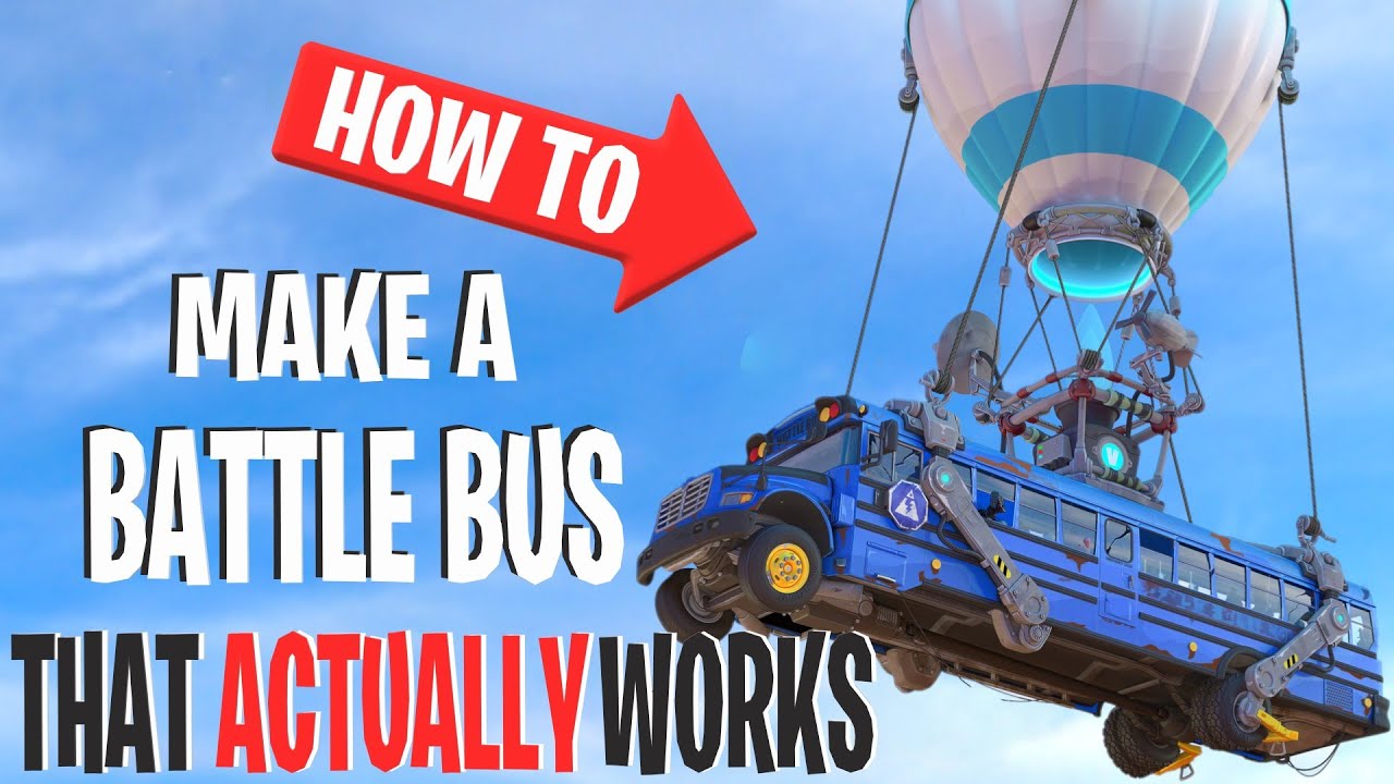 КАК СДЕЛАТЬ РАБОЧИЙ БОЕВОЙ АВТОБУС В FORTNITE CREATIVE!