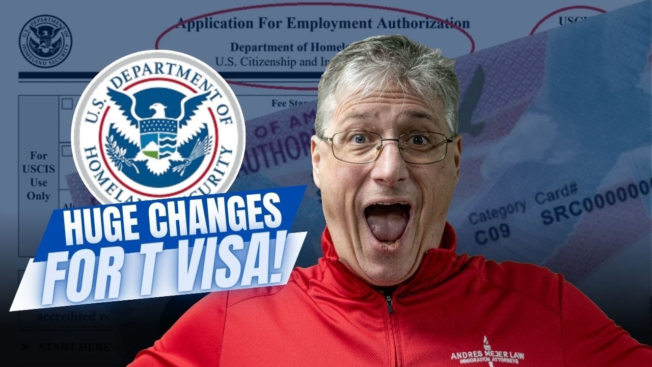 WORK while waiting for your T VISA  GOOD FAITH DETERMINATION