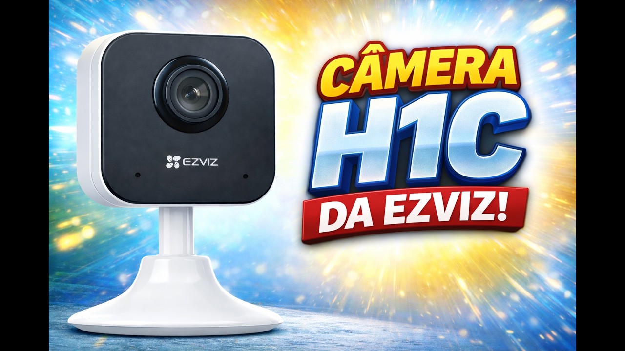 Configurando Câmera H1C da EZVIZ no Aplicativo EZVIZ.