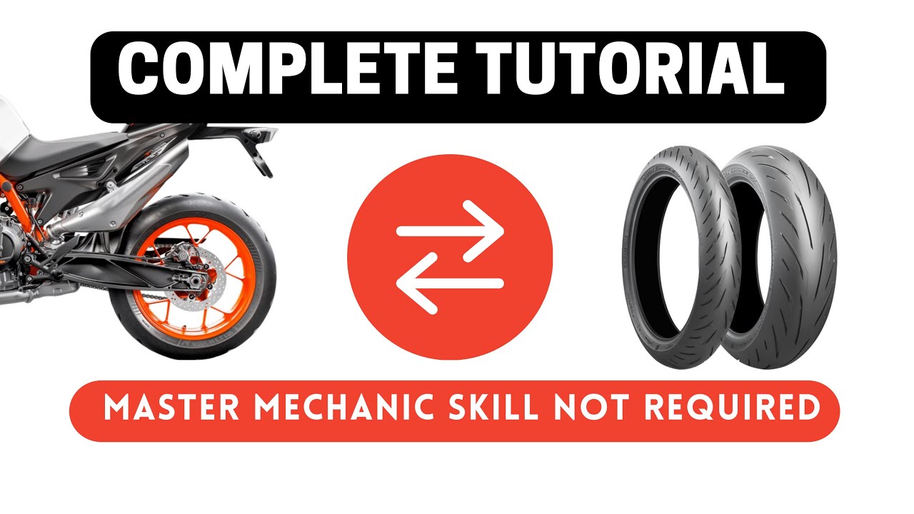 How to Change Tires (and Remove Wheels) - KTM 890 Duke and 890 Duke R