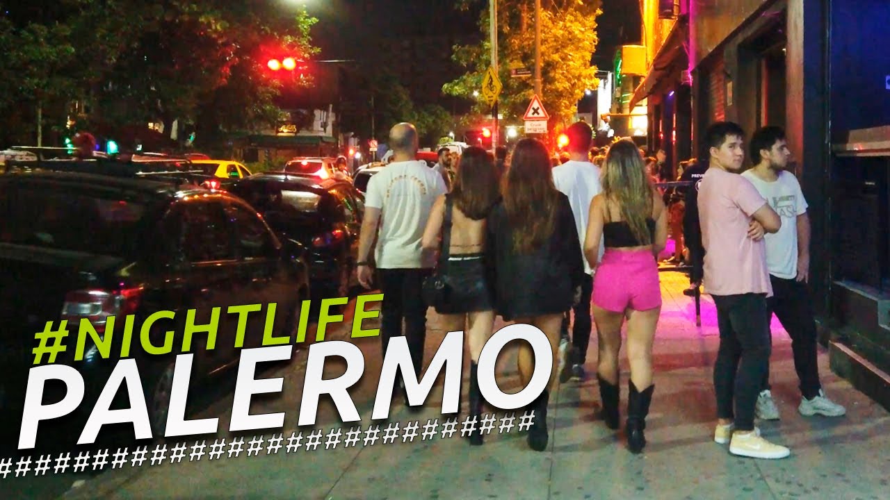 NIGHTLIFE PALERMO HOLLYWOOD I BUENOS AIRES I ARGENTINA I 4K Walking Tour VLOG