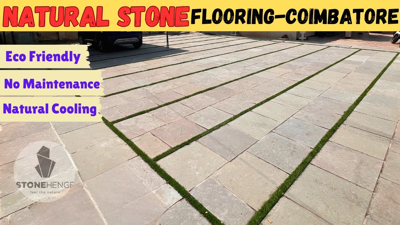 ✨Natural Stone Flooring In Coimbatore | Tandur Stone Paving | StoneHenge | 9745500305 ☎️