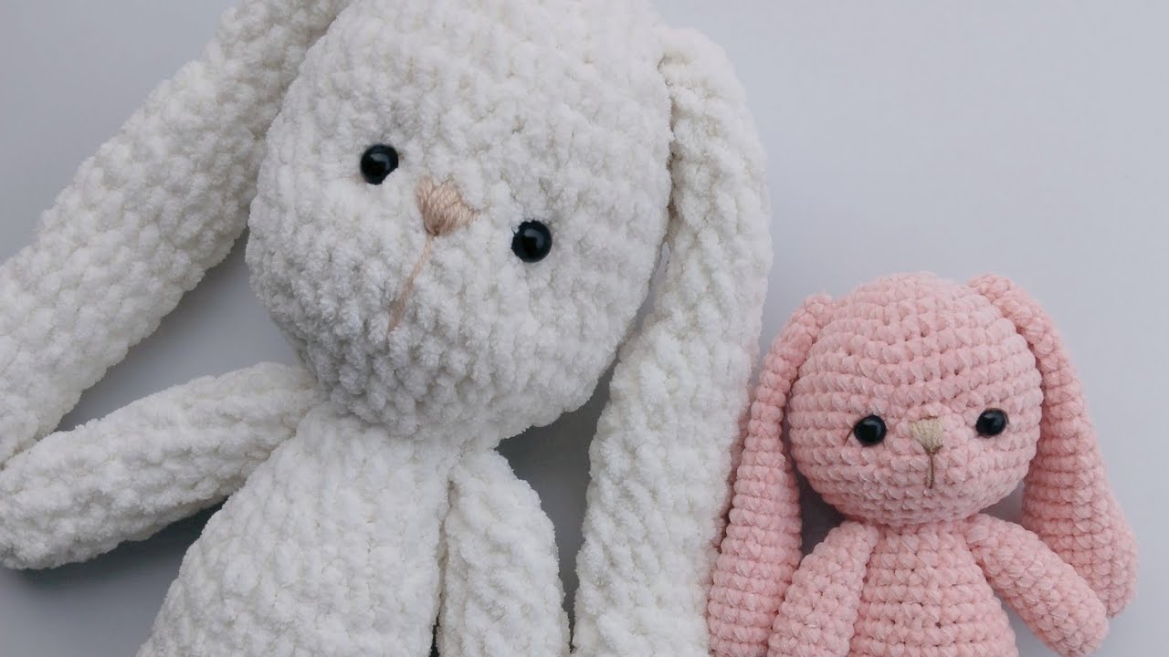 fluffy rabbit crochet doll  ep1/5