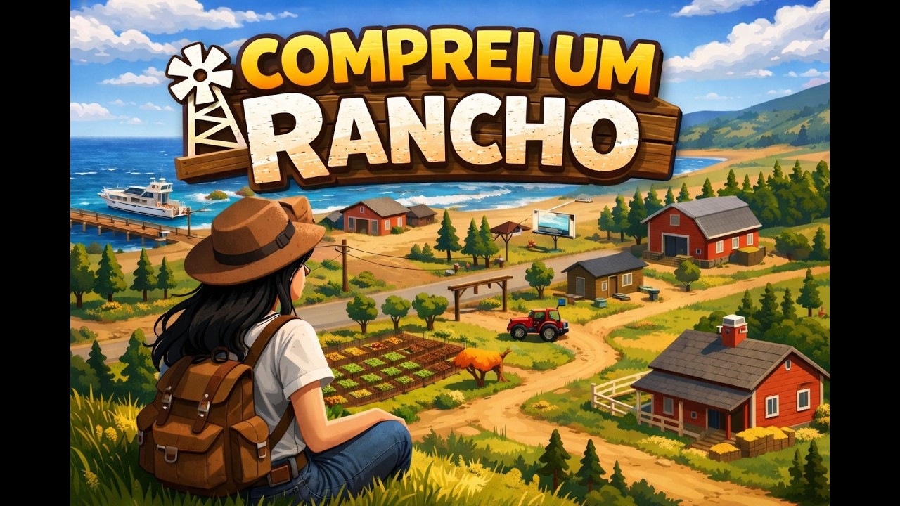 COMPREI UM RANCHO - Jogando The Ranchers Demo