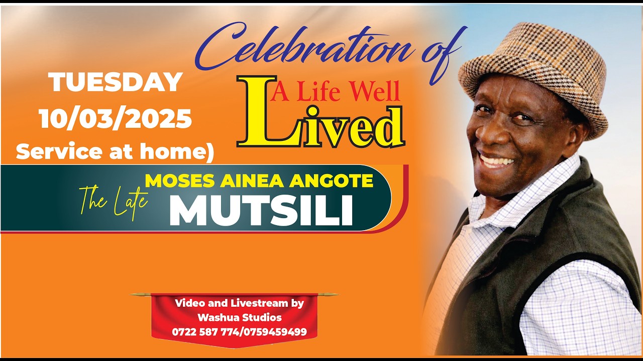 Day 2  (Tuesday 10/03.2026) of Celebrating the life of The late MOSES AINEA ANGOTE  MUTSILI.