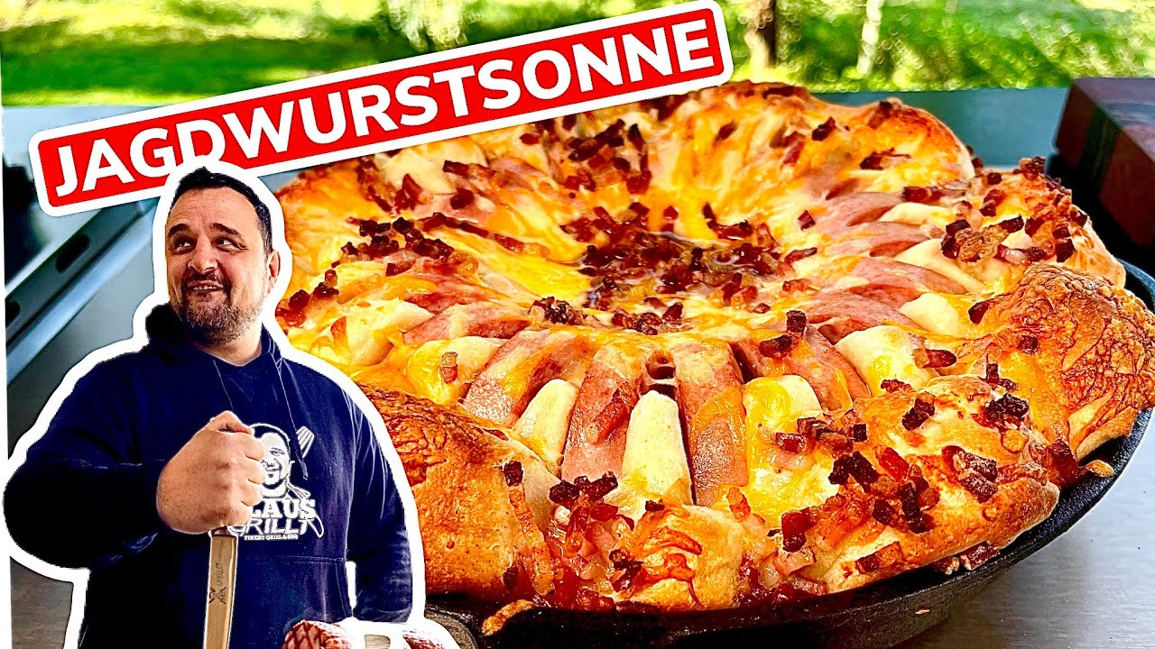 JAGDWURSTSONNE vom GRILL--- Klaus grillt