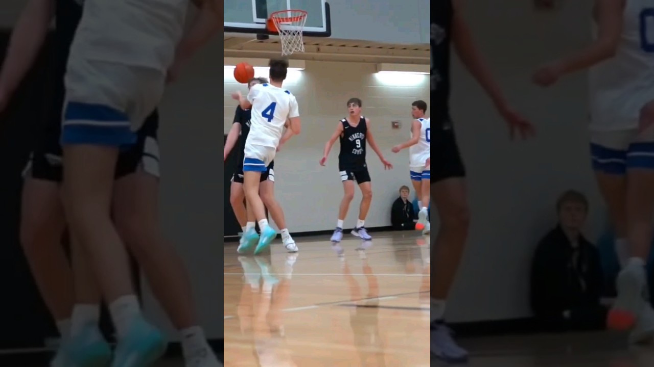 Luke Dobbs Dime Pass to Jayden Wells #basketball