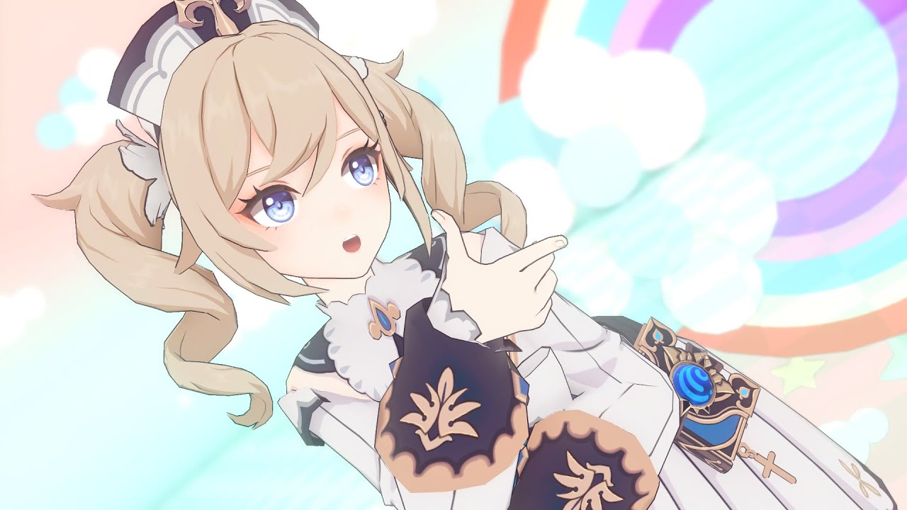【原神MMD】バーバラ「Booo!」