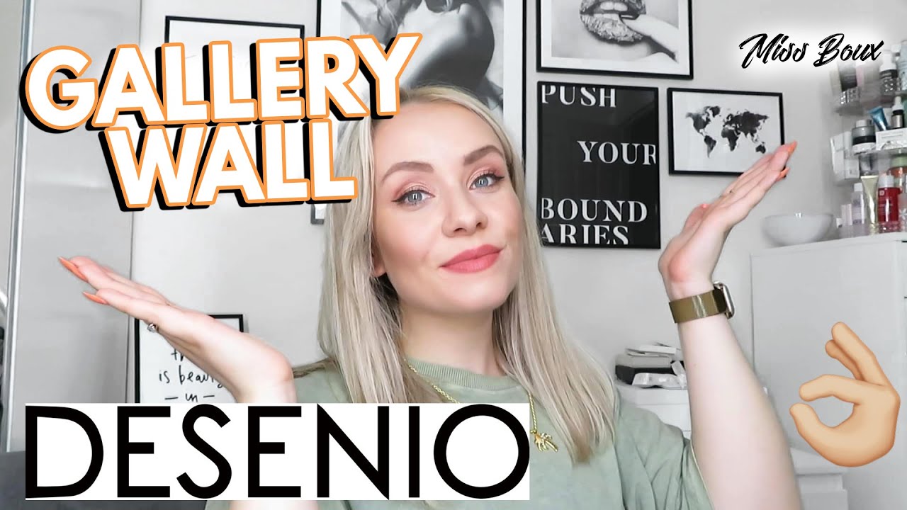 CREATE A GALLERY WALL WITH ME | DESENIO PRINTS & IKEA FRAMES | INKTUITIVE - MISS BOUX