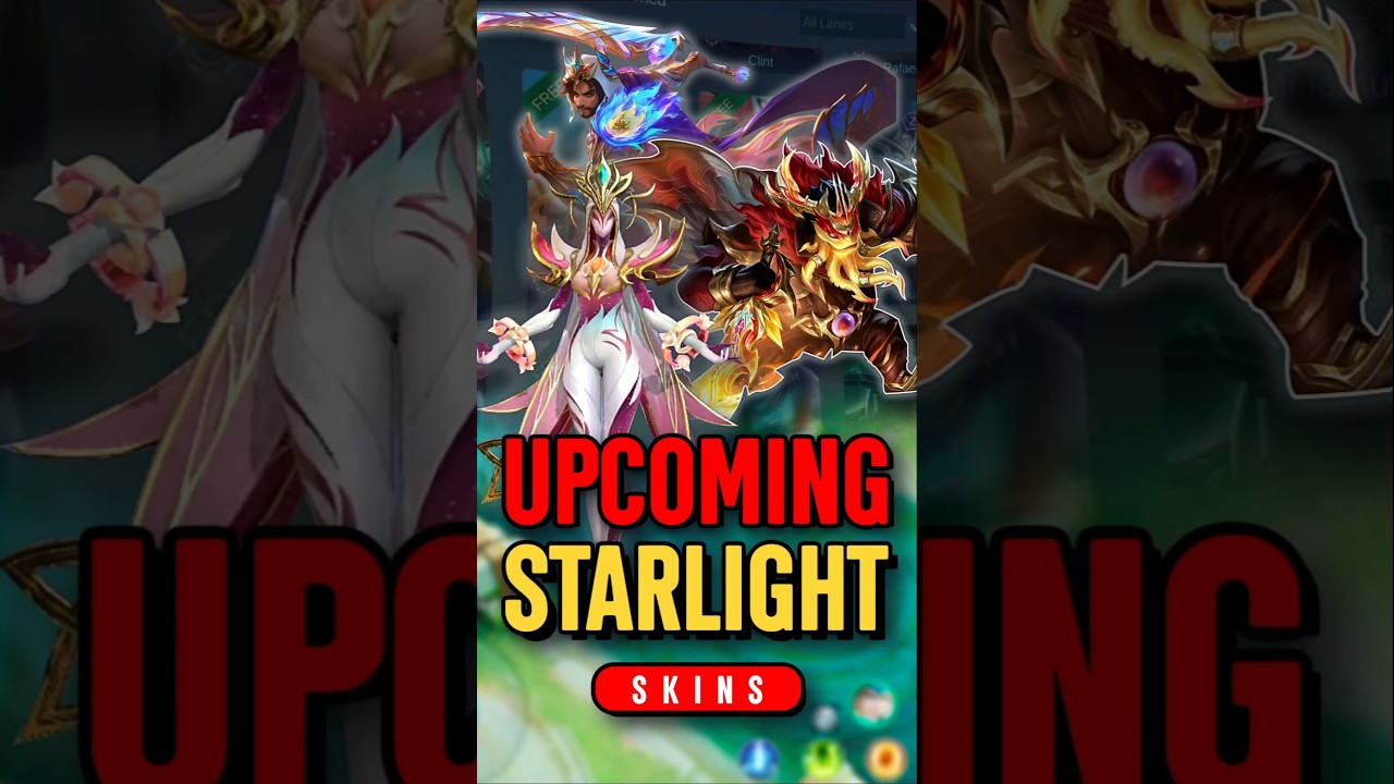 Облики Starlight с сентября 2025 г. по январь 2026 г. #moba5v5english #mobalegends5v5 #moba5v5pippin