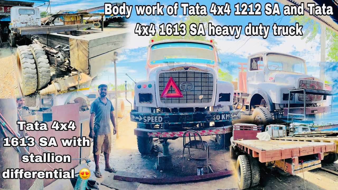 Tata legend 1212 SA 4x4 truck and Tata 1613 SA 4x4 truck body work and important thing to know