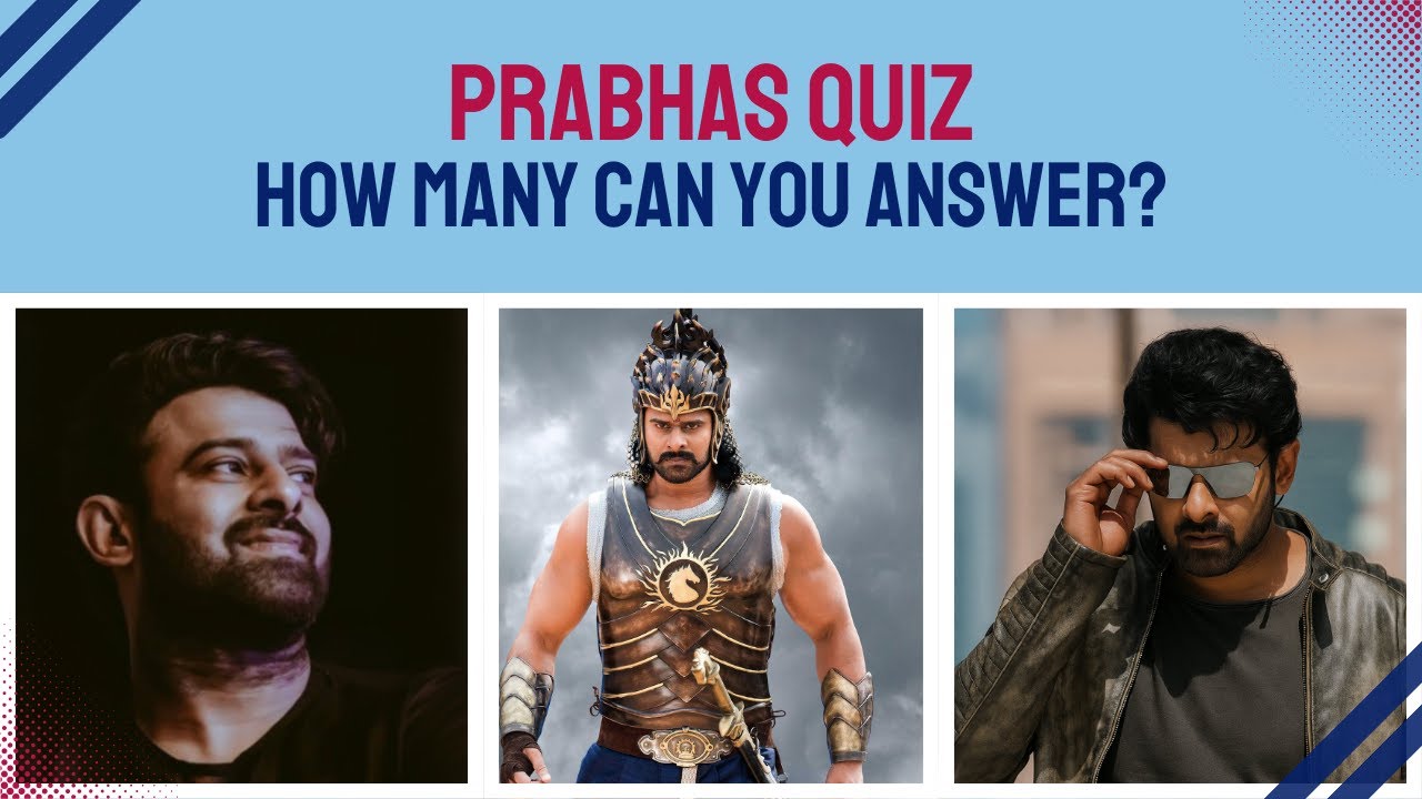 Only True Prabhas Fans Can Ace This Hardcore Quiz