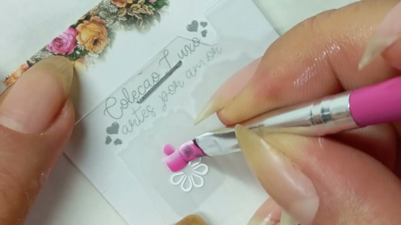 Como fazer um adesivo simples e lindo 💅