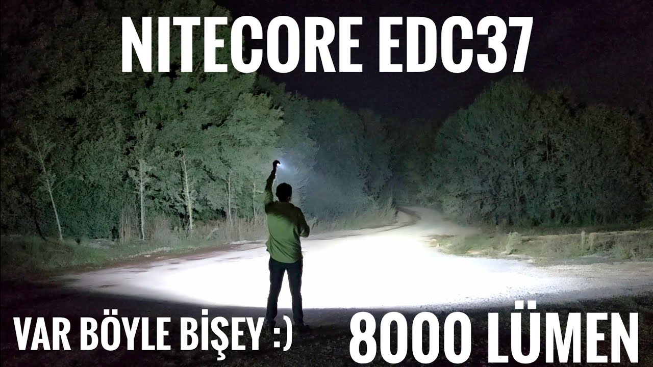 Türkiye İlk! Nitecore EDC37 Taktiksel El Feneri İncelemesi. Var Böyle Bişey :)